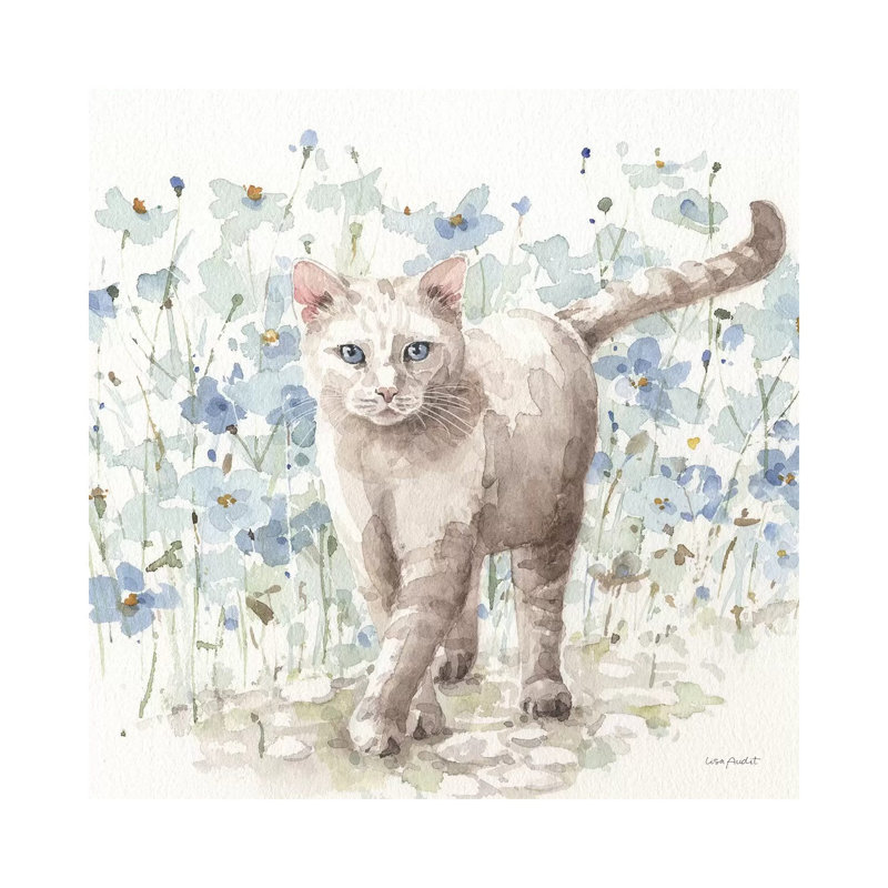 Bohemian Blue IXB 1 Piece Painting on Canvas, 30.48cm H x 30.48cm W x 1.91cm D, Wrapped Canvas