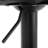 Safeta Swivel Upholstered Faux Leather Adjustable Height Counter Stool with Iron Frame-2012125270
