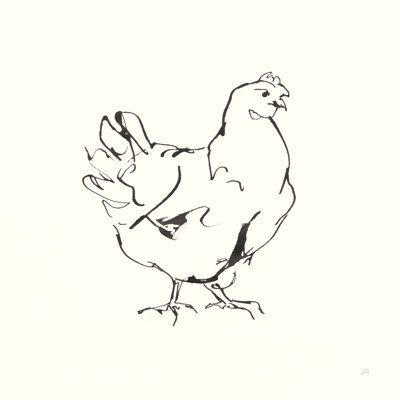 " Line Chicken I " by Chris Paschke