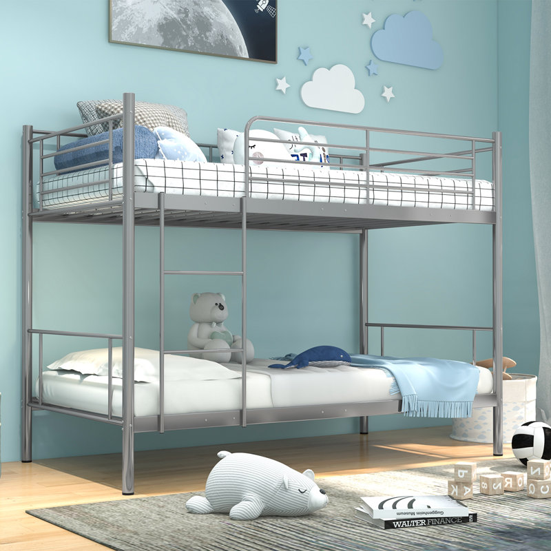 Jiles Iron Bed, Silver