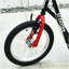 Trottinette pour les jeunes, trottinette pour adolescents, guidon réglable pour les enfants de 5 ans et plus avec roues gonflables à double freins avant et arrière de 16 po et 12 po, noir