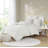 Brooklyn Cotton Jacquard Comforter Set with Euro Shams and Throw Pillows-896363536-896363540