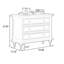 Armoire d'appoint en bois manufacturé blanc massif-1362874942