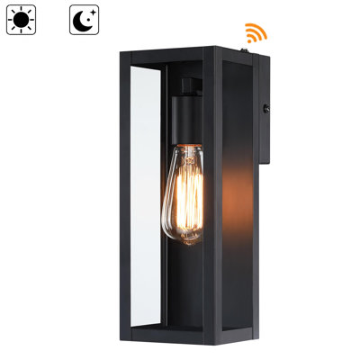 Bonshaw Outdoor Wall Light with Dusk to Dawn
