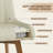 26" Extra-Wide 360° Swivel Bar Stool With Pocket Spring Seat & Solid Wood Base-2111622672