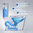 Standard One-Piece Toilet With Glazed Surface, Dual-flush Siphon Jet, Soft-Close Seat & Lid, Easy-Clean Bathroom Toilet