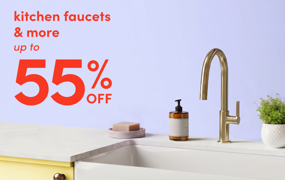 kitchen faucets & more on clearance
