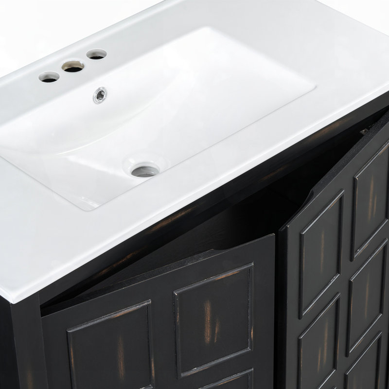 Bathroom Storage Cabinet, Espresso