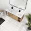 Meuble-lavabo mural double 48 po avec porte 48 po - Classy Design, monté, moderne