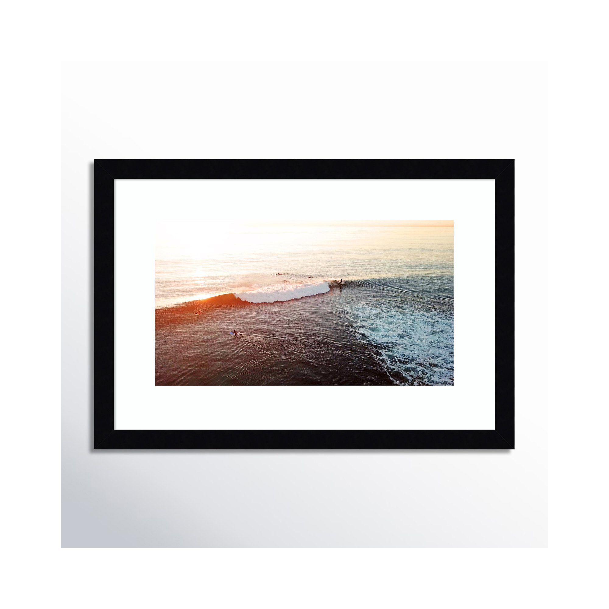 La Jolla 1 by Rachel Dowd, Noir Black Framed, 16.38" H x 25.38" W x 0.875" D