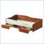 Lit de jour simple rembourré avec tiroirs de rangement-580455956-580455957