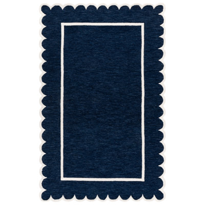 Tapis géométrique en laine fine touffeté à la main Martha Stewart 4960 Martha Stewart
