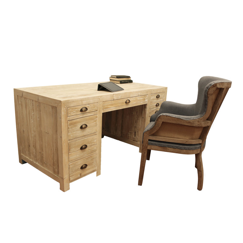 Siennah Solid Wood Executive Desk