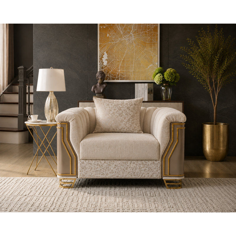 Chaise de château # 8625 en beige