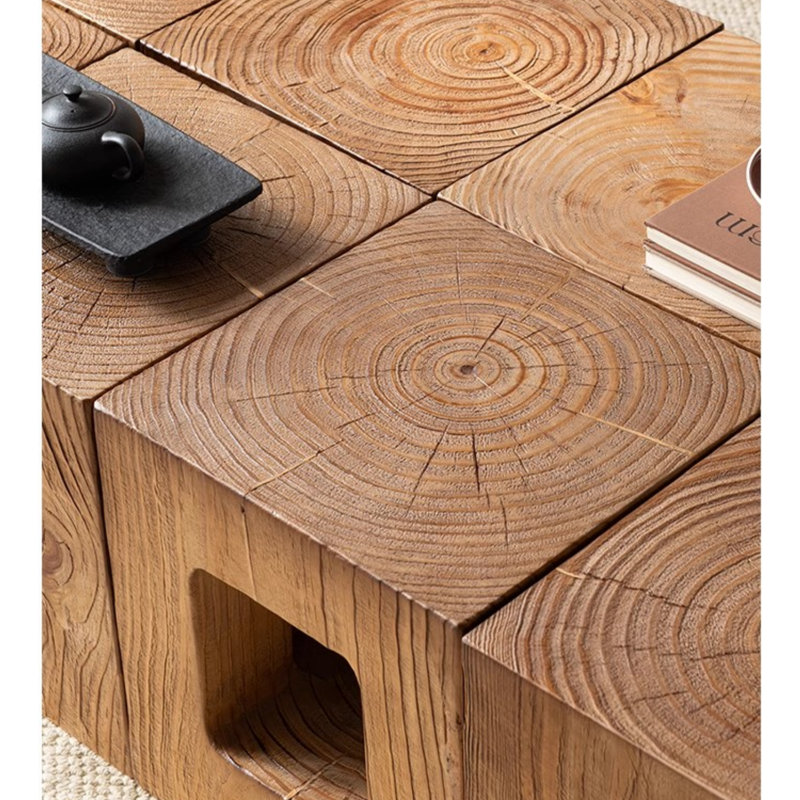 Ensemble de tables basses 8 pièces, H 15,75 po x L 47,24 po x l 23,62 po