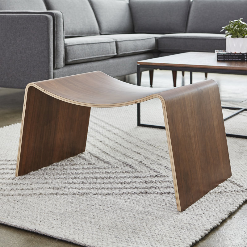Tabouret Wave, Brun