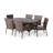 Raeola 6 - Person Wicker Patio Dining Set with Oval Table