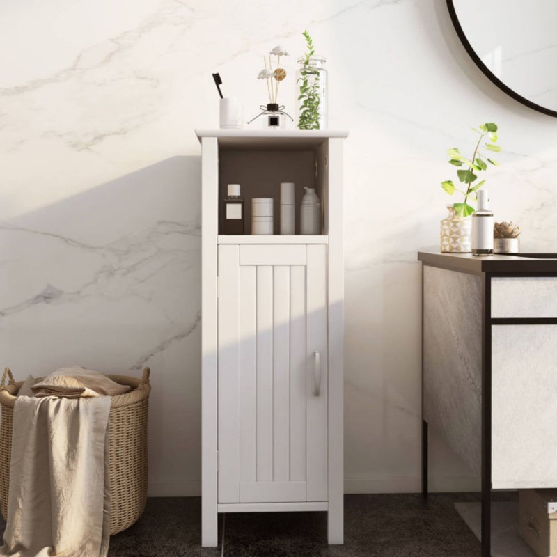 Red Barrel Studio® Amany Freestanding Bathroom Cabinet & Reviews | Wayfair