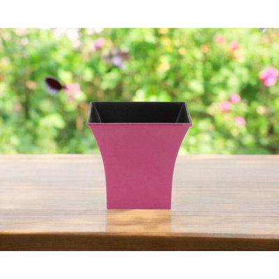 Pot à fleurs carré en plastique 5 po