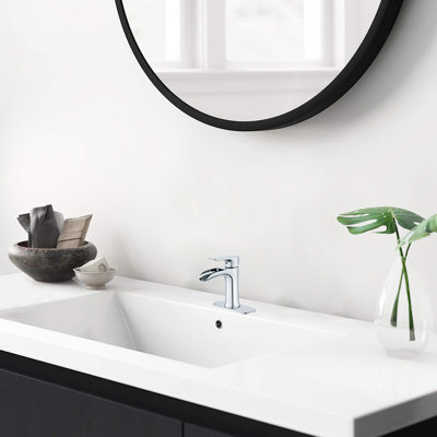 Robinet de salle de bain Waterfall avec bonde escamotable (pour 1 ou 3 trous)