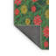 Tapis vert / rouge à motif floral Cajuste-1838055983