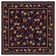 Alminus Signature Lorelei Onyx Floral Area Rug