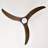 Cesar Ceiling Fan with LED Light, Remote Control & Reversible Motor-1589566597