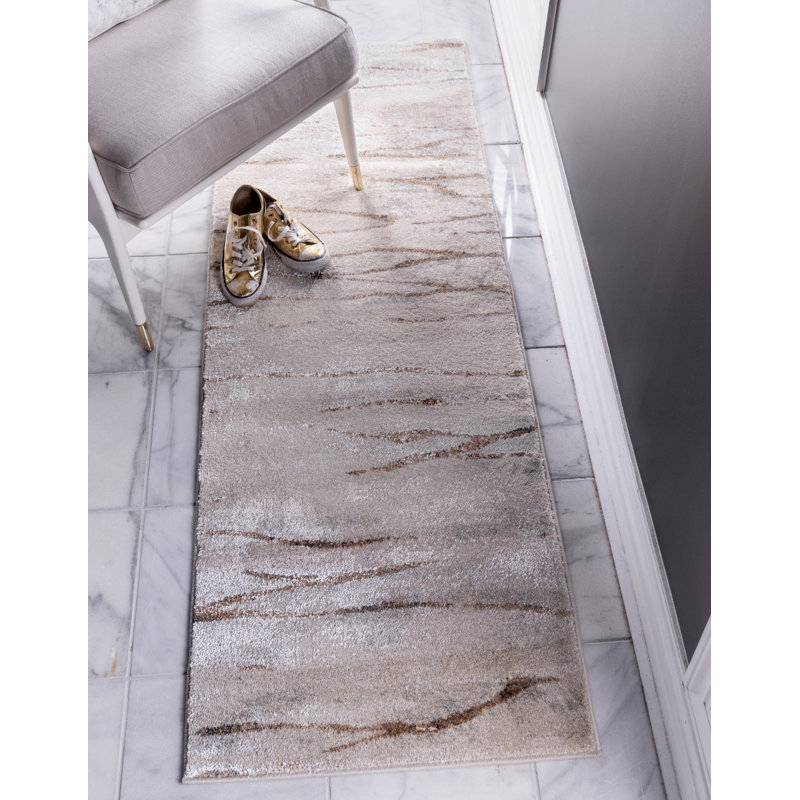 Lata Abstract Rug, Runner 2'7" x 10'
