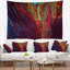 Tapisserie mélange de peinture en acrylique rouge foncé-28501967