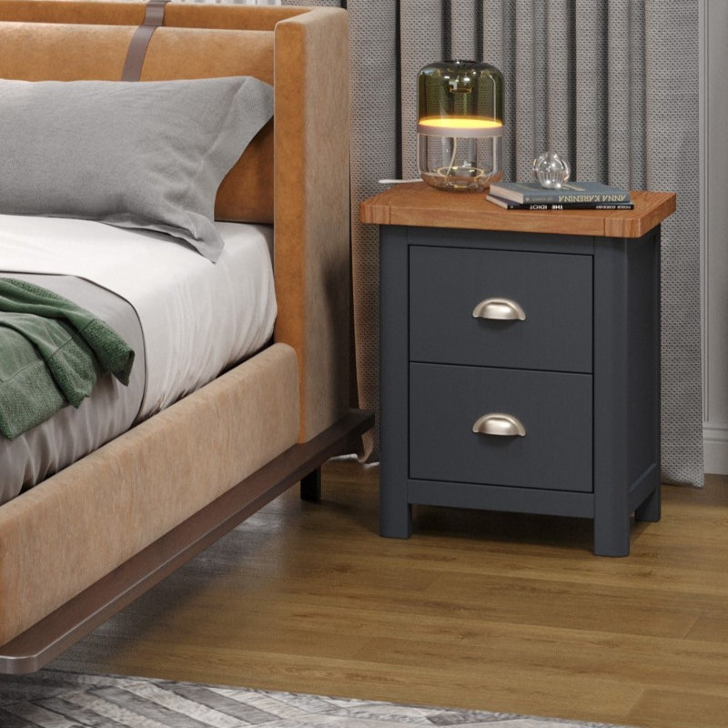 Dunkeld 45cm W Manufactured Wood Bedside Table