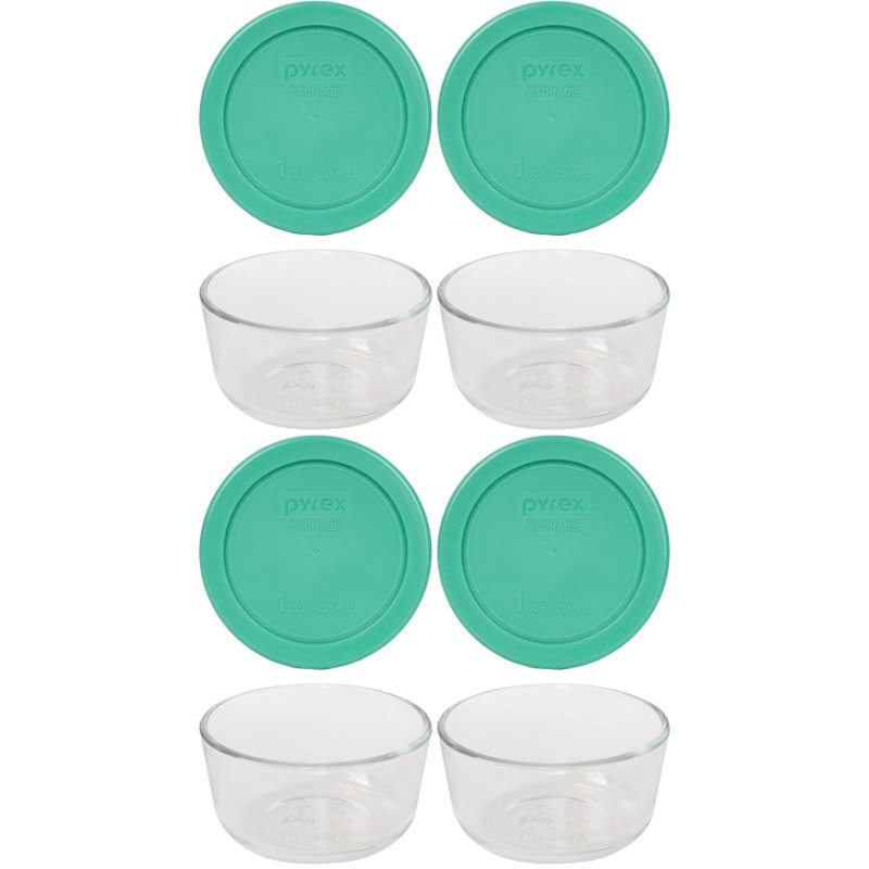 Glass 4 Container Food Storage Set