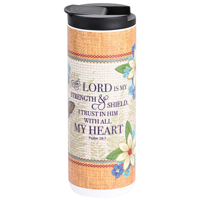 Gobelet floral Lord Is My Force 20 oz