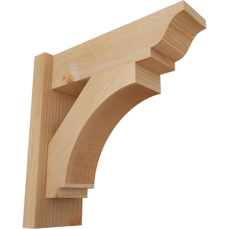 Persienne impériale traditionnelle, Sapin Douglas de 5 1/2 po (lisse), P 38 po x H 46 po