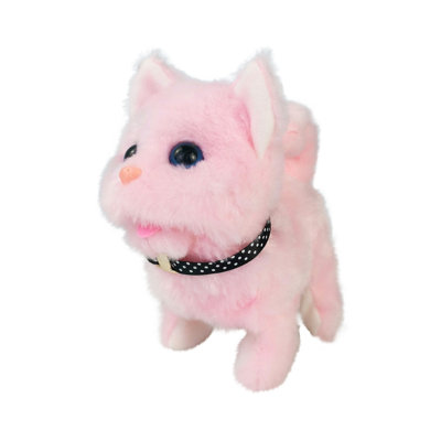 Electric Cat Robot The Robot My Simulated Robot Realistic Robot Robot Interactive Stuffed Pet Walking Barking Tail Wagging