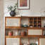 Vitrine simple en rotin simple-113446999