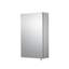 Cullen Single Door Stainless Steel Bathroom Mirror Cabinet