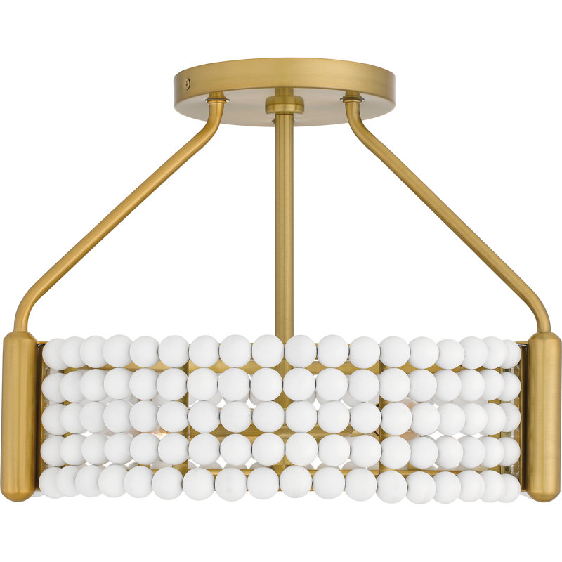 Plafonnier semi-encastré 3 lumières Krenek