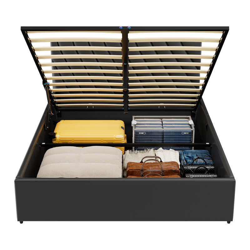 Upholstered Ottoman Storage Bed