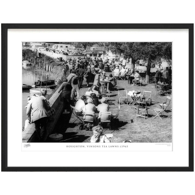 Houghton, Vinsons Tea Lawns C1965 by Francis Frith - Single Picture Frame Print, 40cm H x 50cm W x 2.3cm D