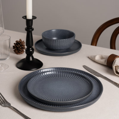 Bevery Piece Stoneware Dinnerware Set - Service for 6