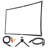 Impecca 120” Home Theatre DVD Projector, 110 ANSI Lumens, 720P, Includes Accessory Kit - Black
