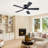 46" Low Profile Ceiling Fan Light With Remote/app Control-266126128