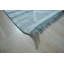 Gray Hand-Knotted Wool Diamond Banded Motif Geometric Modern Contemporary Carpet Rug-1599139938