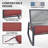 2-Person Outdoor Patio Bistro Rocking Conversation Set-1735186342