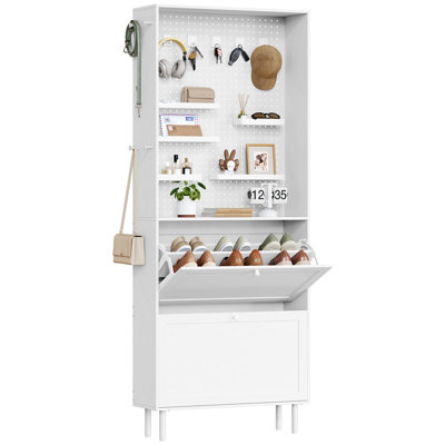 12 - Pair Shoe Storage Cabinet