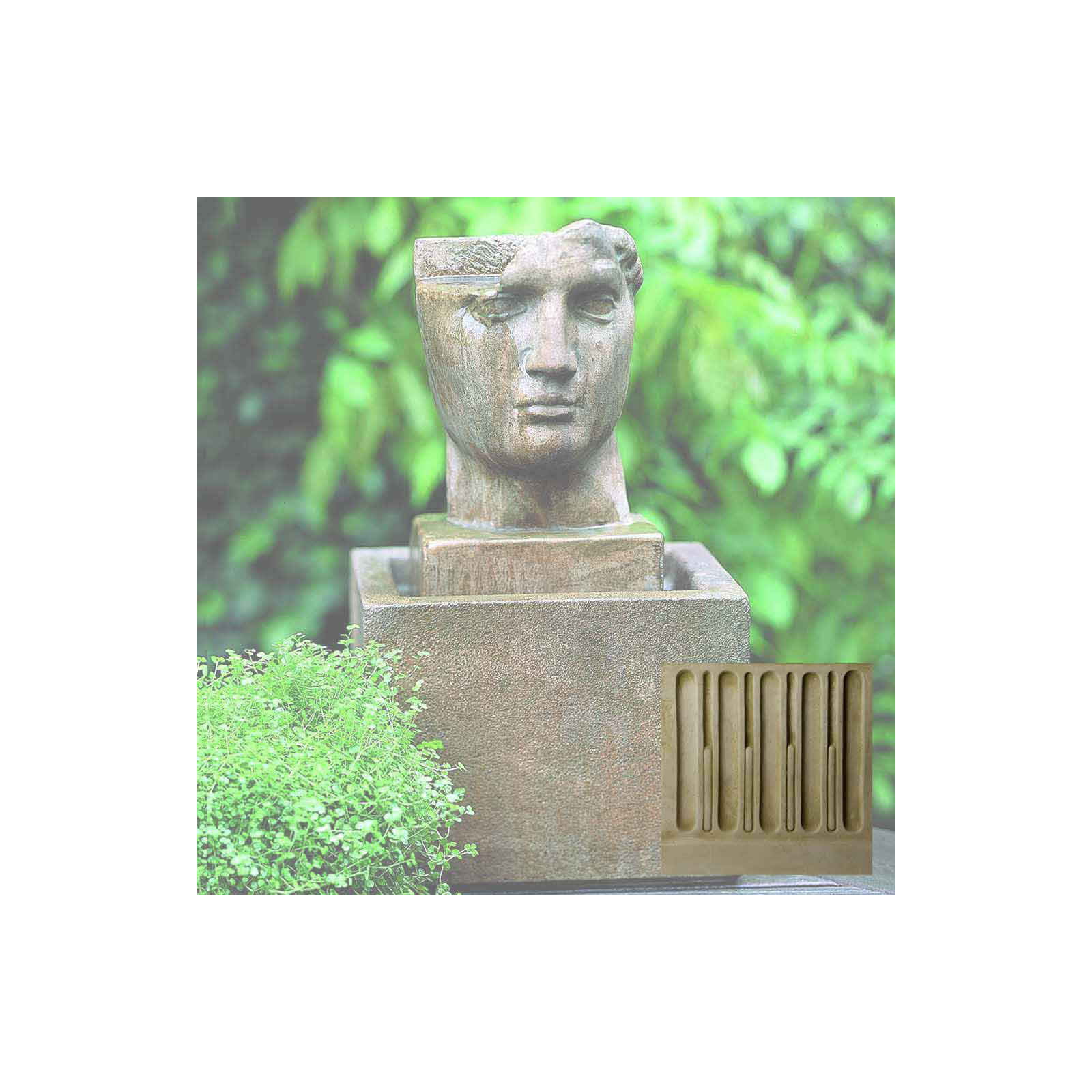 Renfri Fountain, English Moss