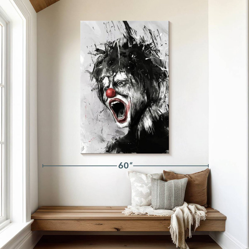 Kelan The Clown, 48" H x 32" W