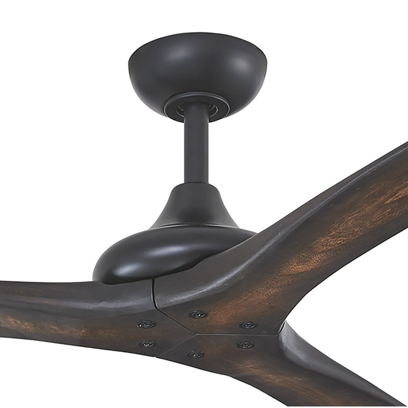 Minka Aire Vapor - 60" Ceiling Fan, Toned Koa, Coal