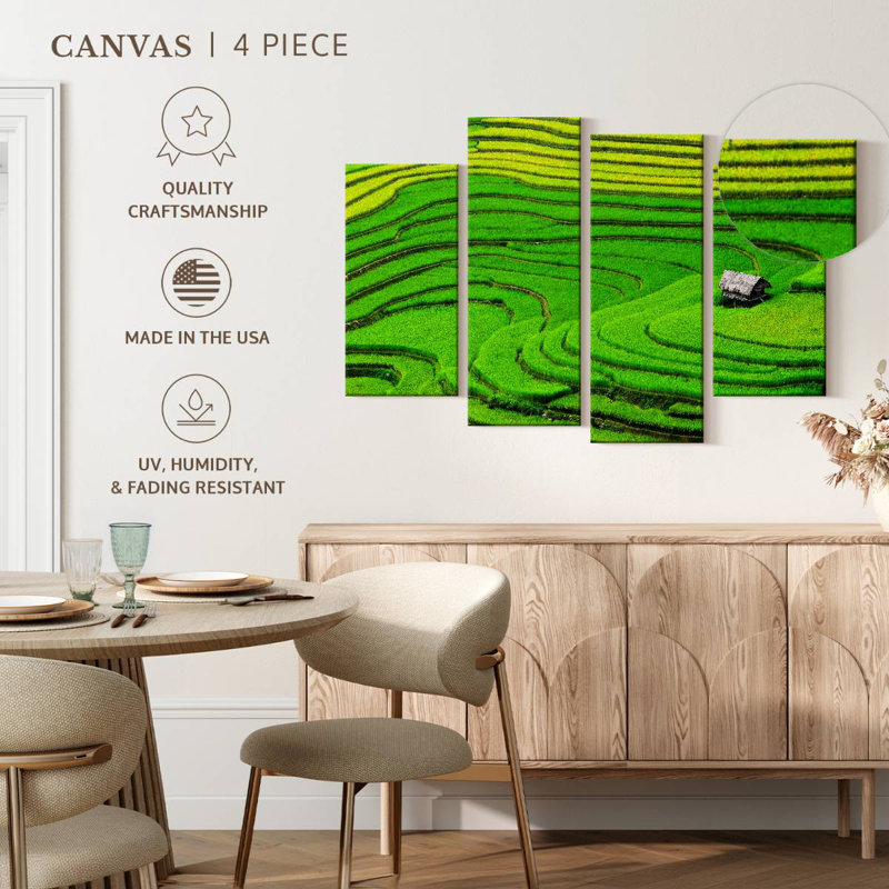Alvord Ha Giang Rice Field, 22" H x 36" W
