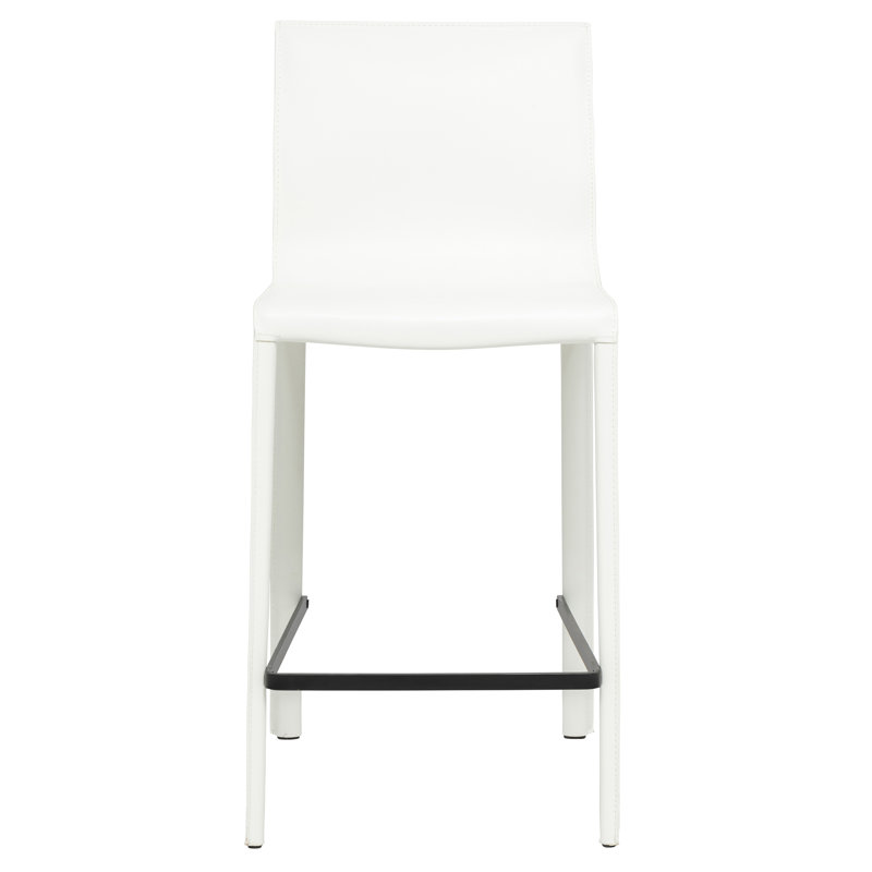 Tabouret de comptoir 25,5 po Kupang, Blanc cassé